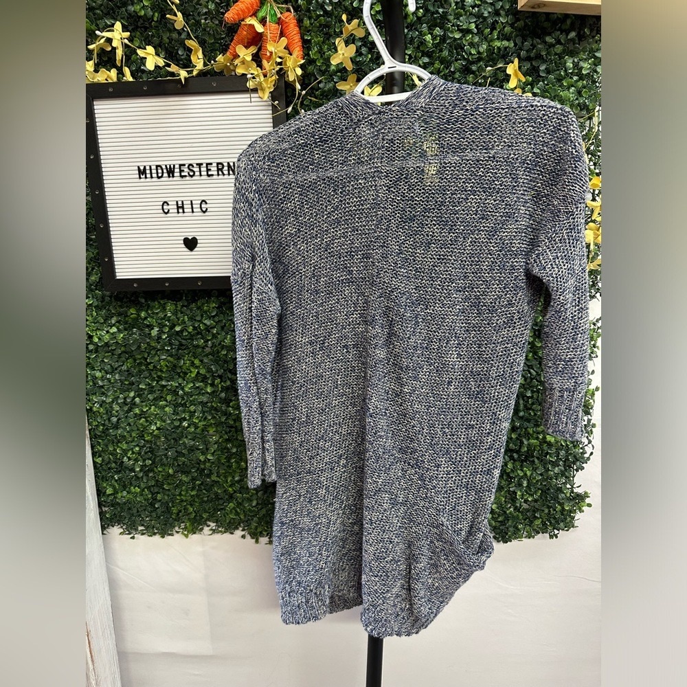 Heathered Gray Long Sleeve Knit Tunic Dress